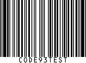 图2-13 93码（Code 93）示例
