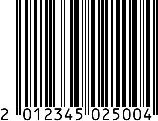 图2-22 零售变量贸易项目条码（店内码）